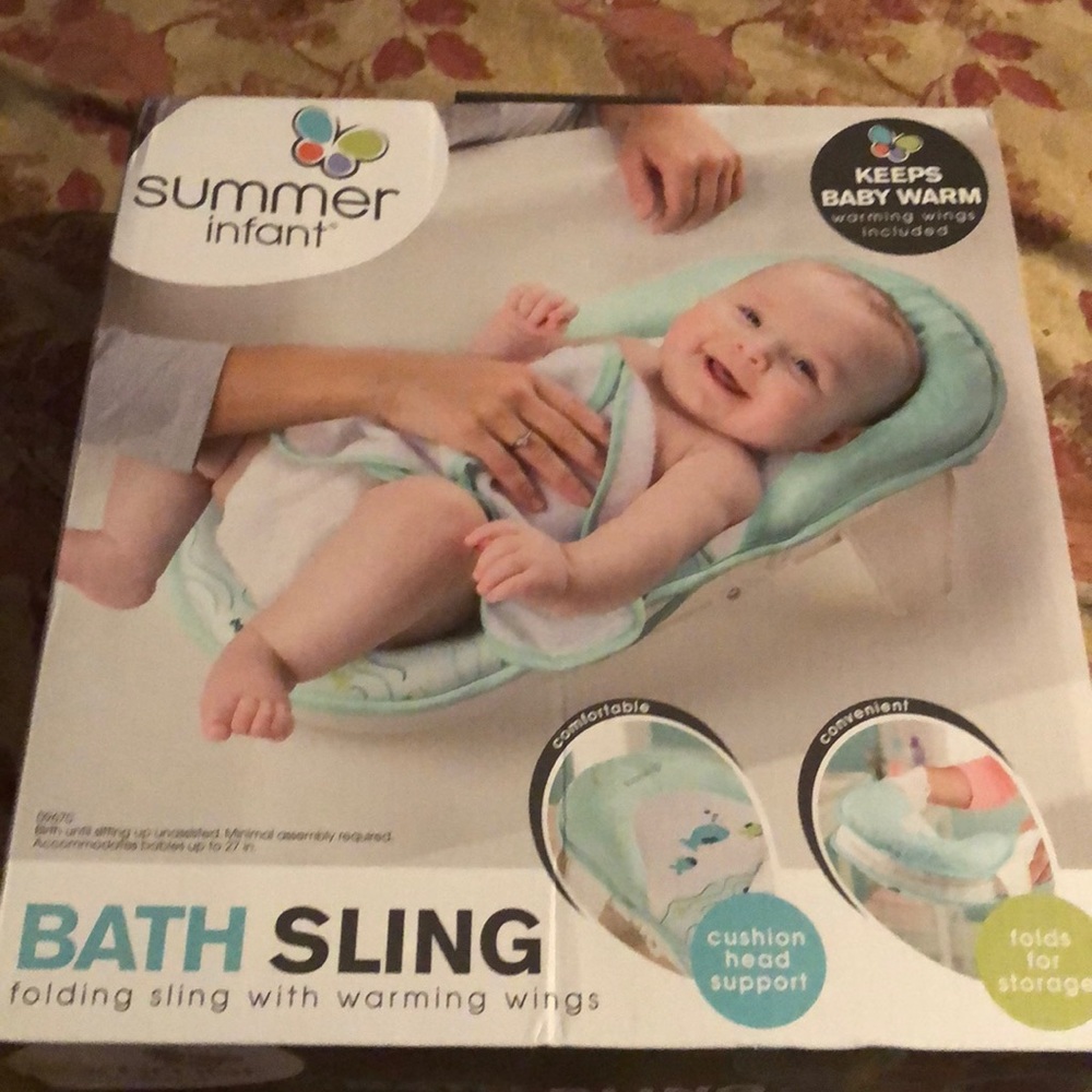 Baby bath sling